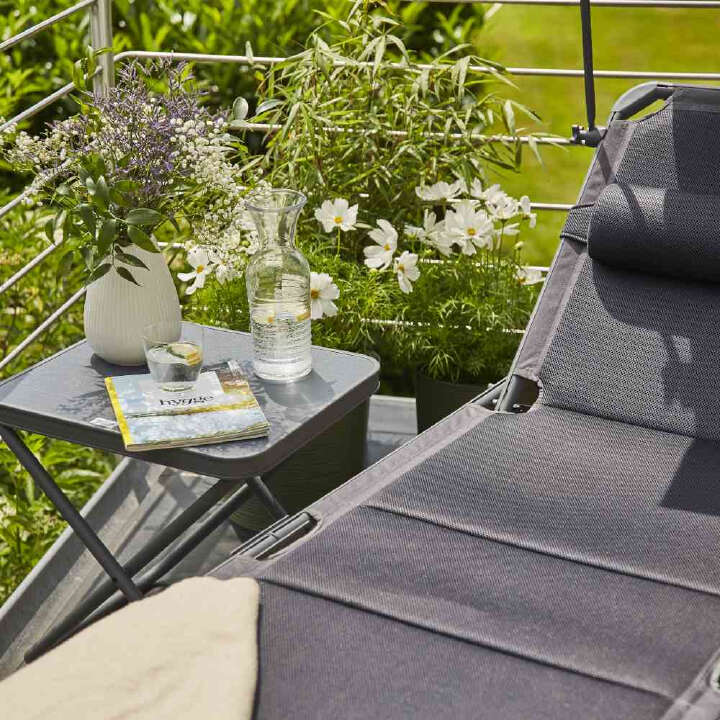 SIENA GARDEN Campingliege Premium anthrazit